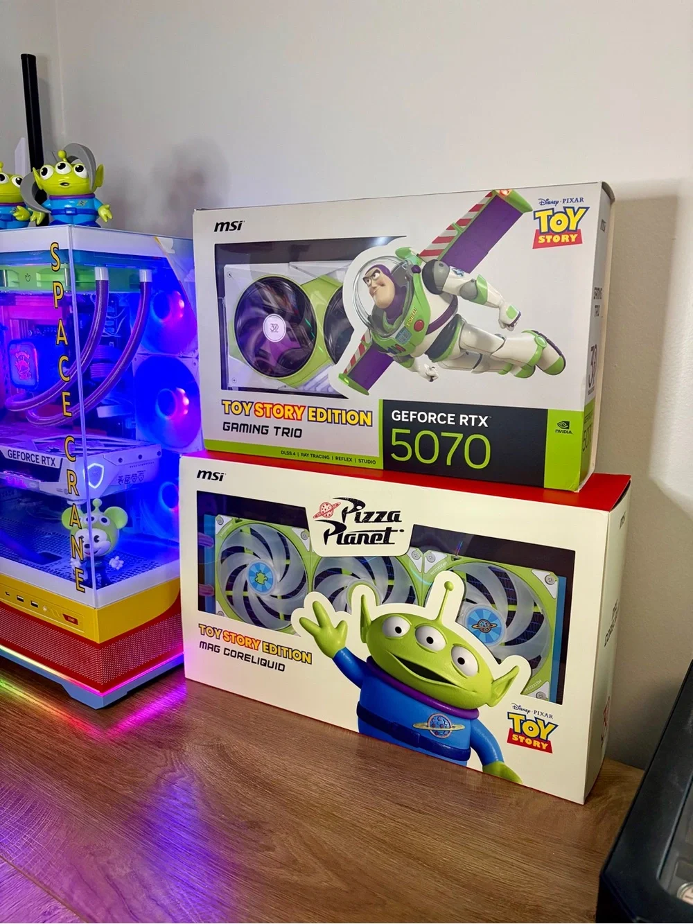 🏆 RARE MSI Toy Story Gaming PC #1/500 RTX 5070 32GB DDR5 + FREE MSI Combo